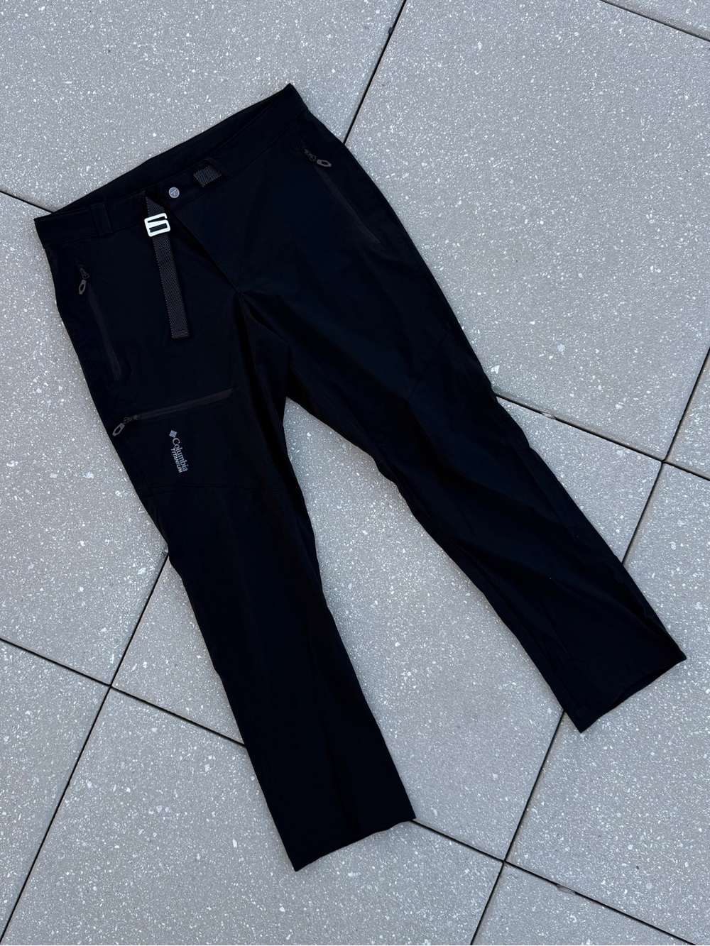 Black Columbia Titanium hiking pants